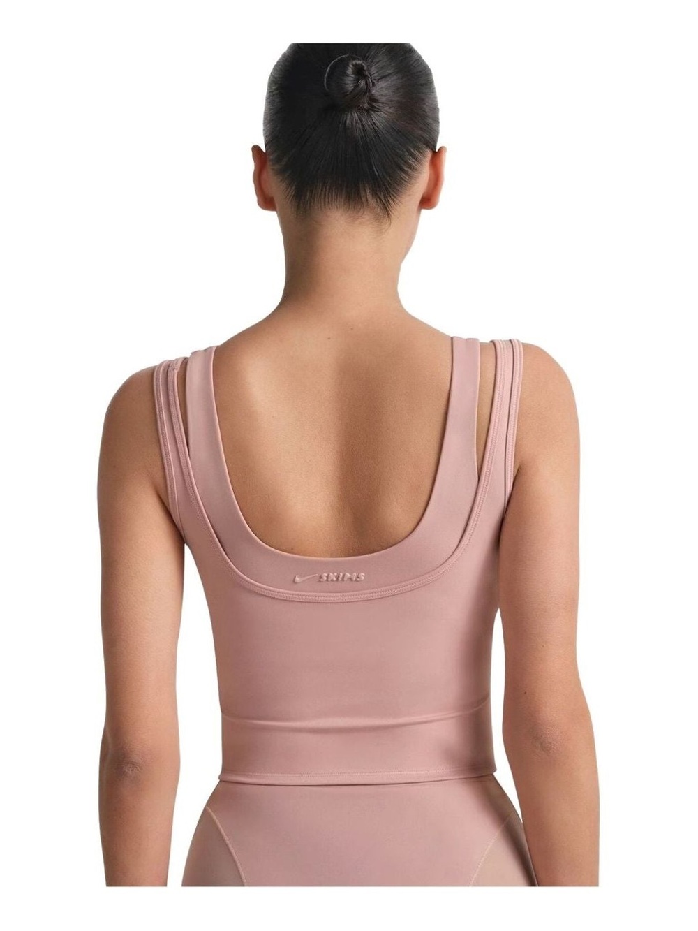 NWT NIKE SKIMS MATTE DOUBLE STRAP SCOOP TANK Himalayan Sz Small